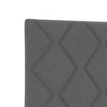 Tête de lit LED vidaXL Design Blocs Diamants Gris foncé 80 cm Tissu