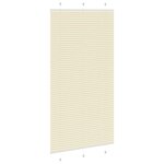 vidaXL Store plissé crème 105x200cm largeur du tissu 104 4cm polyester