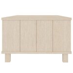 vidaXL Table basse HAMAR Marron miel 100x55x35 cm Bois massif de pin