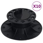 vidaXL Pieds de terrasse réglables 10 Pièces 60-88 mm