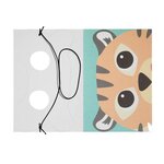 Carte carnaval masque tigre team kids - draeger paris