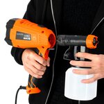 Vidaxl pistolet à peinture électrique et 3 tailles de buses 500w 800ml