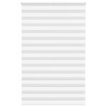 vidaXL Store zèbre blanc 140x200 cm largeur du tissu 135 9cm polyester