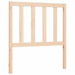 vidaXL Cadre de lit sans matelas 90x200 cm bois de pin massif