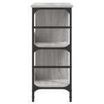 vidaXL Buffet sonoma gris 102x32x73 5 cm bois d'ingénierie