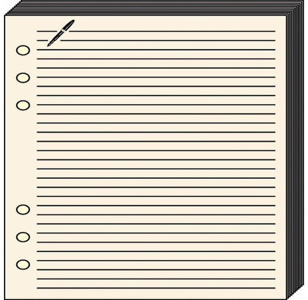 Recharge Accessoires Organiseur FICHES NOTES Timer 29 Ivoire 21 x 29 cm QUOVADIS