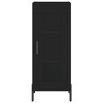 vidaXL Buffet Noir 34 5x34x90 cm Bois d'ingénierie