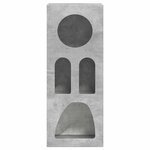 vidaXL Buffet Gris béton 40 x 35 x 100.5 cm Bois d'ingénierie
