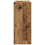 Bibliothèque/Paravent vidaXL en bois vieilli  100x30x72 cm  Fabriqué en bois reconstitué