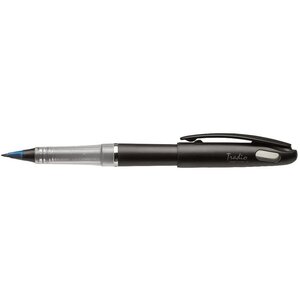 Feutre plume tradio  bleu pentel