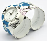 Montre classic bracelet hawai et cadran blanc