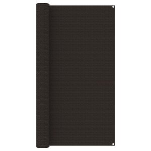 vidaXL Tapis de tente 200x200 cm Marron