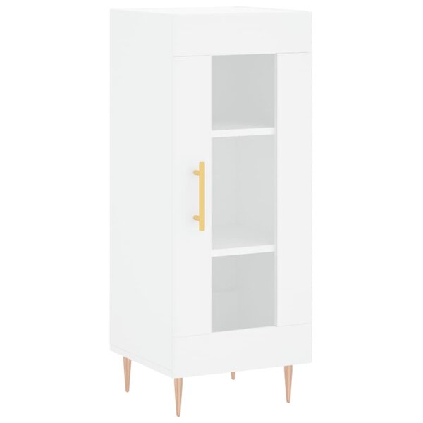vidaXL Buffet blanc 34 5x34x90 cm bois d'ingénierie