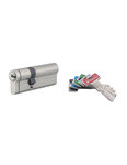 THIRARD - Cylindre de serrure double entrée T2  30x50mm  nickel  anti-arrachement  anti-perçage  anti-crochetage  5 clés - THIRARD