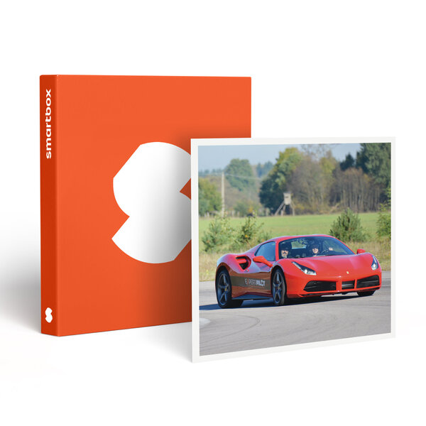 SMARTBOX - Coffret Cadeau 4 tours au volant d'une Ferrari F488 sur le circuit de Dijon-Prenois - Sport & Aventure