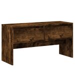 vidaXL Ensemble de meubles de couloir 4 Pièces chêne fumé bois ingénierie