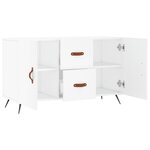 vidaXL Buffet blanc 100x36x60 cm bois d'ingénierie
