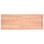 vidaXL Étagère murale marron clair bois chêne massif traité