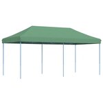 vidaXL Tente de réception pliable escamotable vert 580x292x315 cm