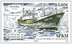 Timbre Saint Pierre et Miquelon - Le Ravenel