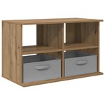vidaXL Support de télévision 79 x 40 x 48 cm Chêne artisanal