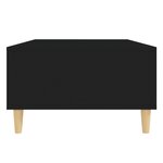 vidaXL Table basse Noir 103 5x60x35 cm Aggloméré