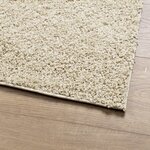 vidaXL Tapis shaggy PAMPLONA poils longs moderne doré 240x240 cm
