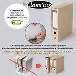 Lot de 6 Classeurs A4 avec boîte Class'Box ECO 100% recyclé - marque enveloppebulle