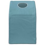 vidaXL Tunnel de lit 2 Pièces Bleu clair 211 x 52 5 x 2 cm Polyester