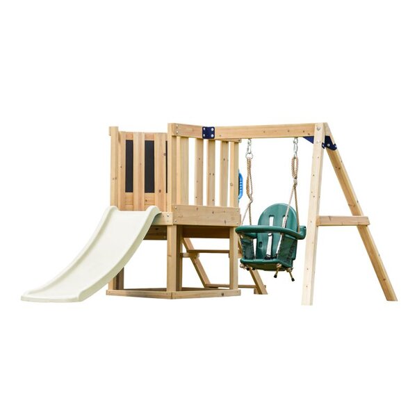 Mini Aire de jeux - Toboggan Crème - Timo