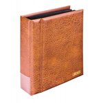 Album Multi-Collect Lindner pour cartes postales avec 30 feuilles. Couleur - Brun