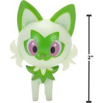 Jazwares PKW4151 - Pokémon Poussacha et Speed Ball Clip 'N' Go