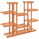 vidaXL Support à fleurs 110x25x110 5 cm bois massif de sapin