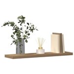 vidaXL Étagères murales 4 Pièces chêne artisanal 40x10x1 5 cm