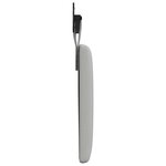 vidaXL Tête de lit suspendue Gris nuage Tissu