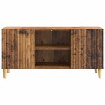 vidaXL Meuble TV Bois ancien 102 x 34 5 x 50 cm Bois d'ingénierie
