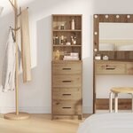 vidaXL Haut Armoire chêne artisanal 40 x 41 x 135 cm Bois d'ingénierie