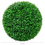 Vidaxl boules de buis artificielles 2 pièces 55 cm