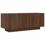 vidaXL Meuble TV Chêne marron 100x35x40 cm Bois d'ingénierie