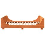 vidaXL Cadre de lit sans matelas cire marron 140x200cm bois pin massif