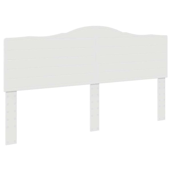 vidaXL Tête de lit avec tête de lit Blanc 180 cm Bois d'ingénierie