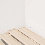 vidaXL Lit de jour avec gigogne et tiroirs sans matelas blanc 90x190cm