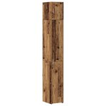 vidaXL Cabinet de rangement slim Bois ancien 30 x 42.5 x 225 cm