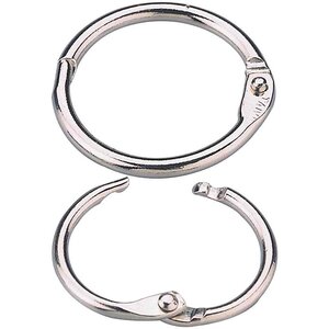 Lot de 10 anneaux pour relier  diamètre: 25 mm x 10 EXACOMPTA