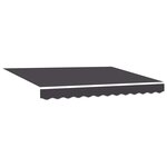 vidaXL Auvent Rétractable Gris et anthracite 300 x 250 cm