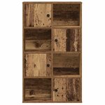vidaXL Bibliothèque vieux bois 60x24x101 5 cm bois d'ingénierie