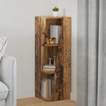 vidaXL Étagère latérale Bois ancien 33 x 32 x 100 5 cm