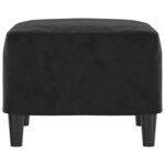 vidaXL Repose-pied Noir 60x50x41 cm Velours
