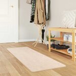 vidaXL Coureur de Tapis MARSA Crème 50 x 150 cm Polyester et PVC