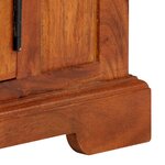 vidaXL Meuble TV 119x30x40 cm Bois d'acacia massif